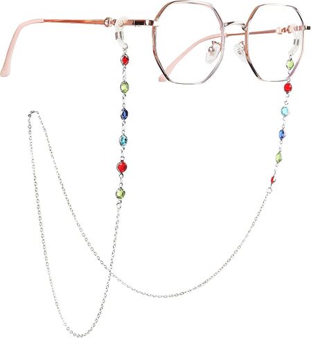 سلسلة النظارات، سلسلة النظارات النسائية، سلسلة النظارات الشمسية المعلقة، سلسلة النظارات Bbeaded، سلسلة النظارات الموضة. in Kuwait