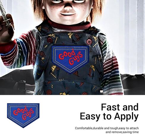 الرجال الطيبون المطرزة الحديد / خياطة على التصحيح فيلم الرعب الشرير شعار القوطية شارة شارة زين الملحقات لأزياء تنكرية لحفلات الهالوين | إمدادات حزب موضوع الرعب in Saudi Arabia
