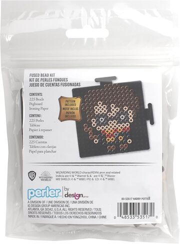 Perler 80-53517 The Wizarding World Chibi-Style Harry Potter Fused Bead Activity Kit, Multicolor, 227 Pieces in Saudi Arabia