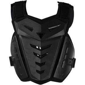Motorcycle Armor Vest Motorcycle Riding Chest Back Spine Protector Armor Motocross Off-Road Racing Vest Cycling Body Guard Men's Motorcycle Chest Protector for Biking Skiing Cross-Country