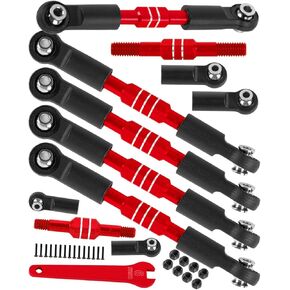RC Turnbuckles Camber Links Upgrades Part for 1/10 Slash/Stampede/Rustler/Bandit 2WD VXL,Aluminum Turnbuckles Camber Links Hops Up,Colorful