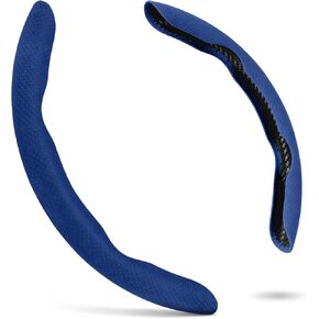 Alcantara Steering Wheel Cover, Non- Slip Segmented Car Steering Wheel Cover, Steering Wheel Cover Men & Women, Universal 99% Car Wheel Cover Protector (Wine Red-Perforated Style) in Kuwait