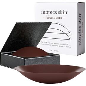 Nippies Nipple Cover - Sticky Adhesive Double Sided Silicone Nipple Pasties - Reusable Pasties for Women with Travel Box
