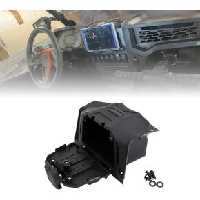 Electric Device GPS Mount Storage Box Compatible with 2019-2023 Polaris RZR XP 1000/Turbo, Adjustable Tablet Phone Holder, Navigation Mount with Extra Storage - RZR Accessories