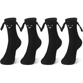 Petrass Funny Socks Gifts Idea Couple Magnetic Hands Holding Socks Birthday Anniversaries for Men, Women, Him, Friends