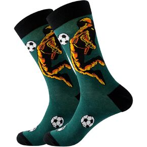 Men‘s Fun Dress Socks Cool Colorful Pattern Socks Novelty Gift for Dad Son Grandpa Boyfriend
