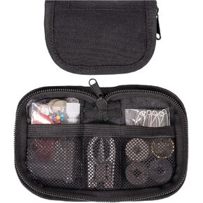 Military Sewing Kit, Marine Corps Deluxe Survival Sewing Kit for Men or Women, Mini Repair Sewing Tools with Zipper Closure in Durable Nylon Case, Portable for on The Field Use, Army Button Sewing Kit