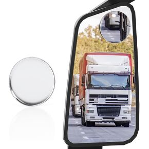 2pc Blind Spot Mirror Kit | Durable 3M Adhesive | True Glass 3-inch Convex Mirrors | Easy Install | Enhance Driving Safety for Trucks & Cars