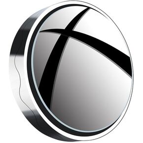 2 Pack Blind Spot Car Mirrors - 2 Inch Adjustable Angle HD Glass Round Side Rear View Convex Mirrors with Frame for Cars, SUVs, Trucks, and Motorcycles - Upgraded Suction Cup Type, No Adhesive Needed