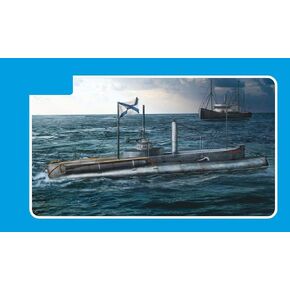 Mikro-mir 144-010 - 1/144 Russian Submarine 'Delfin', Scale Plastic Model kit