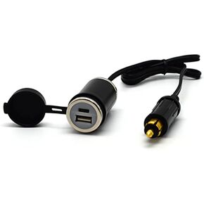 Cliff Top Motorcycle DIN Hella USB Charger Cable 36W PD USB-C and QC 3.0 Compatible with BMW Triumph Tiger Ducati Motorcycle