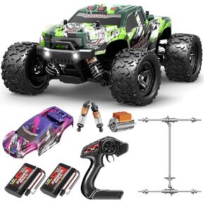 Rc Cars 1:18 All Terrain RC Car for Adults & Boys (18305), 4WD Off-Road RC Truck High Speed Fast 40+ KPH, 4X4 Waterproof Remote Control Car with 2 Rechargeable Batteries