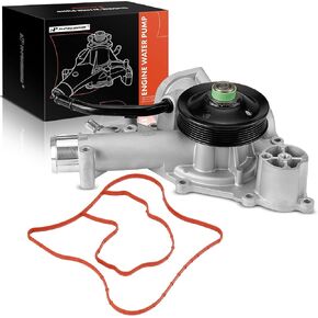 A-Premium Engine Water Pump Compatible with Ram 1500 2011-2020, 2500 2011-2018 & Dodge Ram 1500, Ram 2500 2009-2010, Durango & Chrysler Aspen, 5.7L OHV, (w/Gasket) - Replace for# 68346912AA