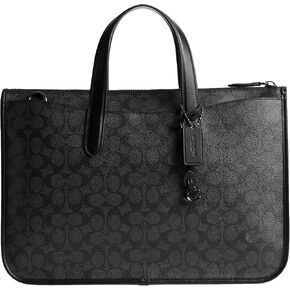 COACH Isaac Briefcase, Charcoal Signature