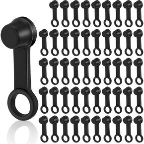 Giantree 50 Pcs Brake Bleeder Cap, Rubber Grease Fitting Caps Black Brake Dust Cover Car Zerk Covers Small Automotive Brake Bleeder Screw Caps for Cars Motorcycles Bicycles Accessories