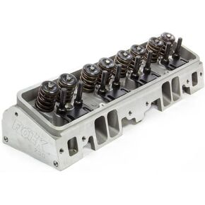Cylinder Head, Assembled, 2.020/1.600 in Valves, 200 cc Intake, 64 cc Chamber, 1.460 in Springs, Angle Plug, Aluminum, Small Block Chevy, Each in Saudi Arabia