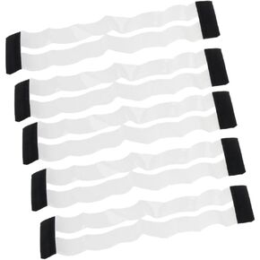 5x Clear Invisible Womens Bra Extender 3 Hook Bra Extension Underwear Straps, Black, as described