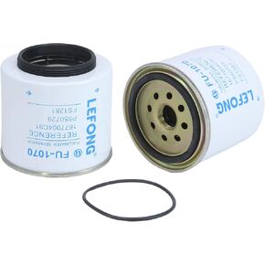 FU-1070 Fuel Water Separator Filter Replaces F2TZ9N184A, FD-3375, FS1281, XF54692, PS6554A, 33217 Compatible with Ford Trucks F59 F Series E250 E350 F250 F350 7.3L 1988-1994 Diesel Engines