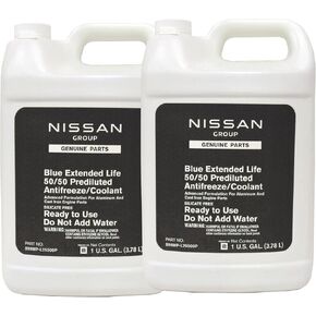 Nissan Genuine Fluid 999MP-L25500P Blue Long Life Antifreeze/Coolant - 2 Gallons