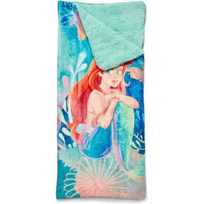 Northwest Little Mermaid/Ariel Cloud Sherpa Slumber Bag, 27" x 62", Dream Big