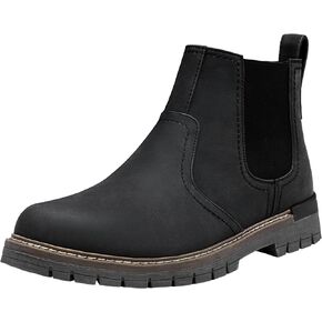 Jousen Chelsea Boots Men Lightweight Mens Boots Classic Slip On Boots Casual Boots for Men