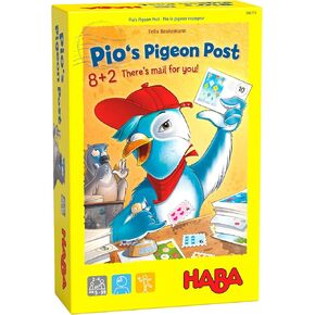 HABA Pio's Pigeon Post - 8+2 There's Mail for You - A Fun Arithmetic Game for Ages 5+
