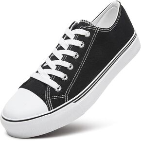 ZGR Mens Classic Casual Shoes,Lace-up Fashion Sneakers,Low Top Canvas Sneakers for Men