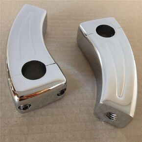 HONGK- Chrome Handlebar Risers Compatible with Shadow VT750 1100 VTX 1300 GL1800 Aero Spirit 1'' [B01BN0O9RK]