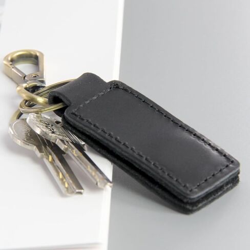 Genuine Leather Magnetic Money Clip with Car Keychain, Cash Card Holder, Slim Leather Money Clip for Men and Women in Kuwait