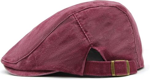 Newsboy Hats for Men Flat Cap Vintage Cotton Washed Caps for Men Ivy Hat Gatsby Driver Cap for Women in Saudi Arabia