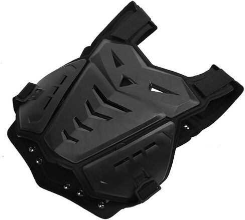 Motorcycle Armor Vest Motorcycle Riding Chest Back Spine Protector Armor Motocross Off-Road Racing Vest Cycling Body Guard Men's Motorcycle Chest Protector for Biking Skiing Cross-Country in Saudi Arabia