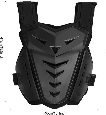 Motorcycle Armor Vest Motorcycle Riding Chest Back Spine Protector Armor Motocross Off-Road Racing Vest Cycling Body Guard Men's Motorcycle Chest Protector for Biking Skiing Cross-Country in Saudi Arabia