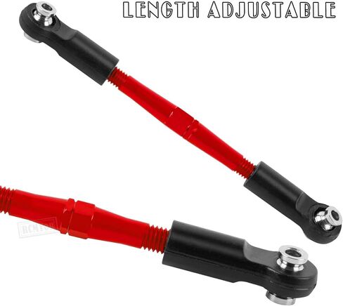 جزء ترقيات وصلات الحدبة من الألومنيوم لـ 1/10 Big Rock V3 3S BLX / 1/8 Typhon 3S BLX/Mega 550، (ليس من أجل Big Rock V1/V2) وصلات شدادات معدنية من سبيكة الحدبة، أحمر in Kuwait