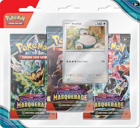 Pokémon TCG: Scarlet & Violet—Twilight Masquerade Three-Booster Blister - شخصية عشوائية in Saudi Arabia