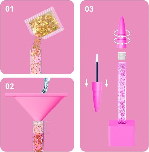 DIY Sparkly Pens for Kids – 3 Customizable Pens for Creative Crafting, Perfect Easter Basket Stuffers and Gifts for Boys and Girls 4-9 Years Old, Fun Art Project and Craft Kit in Saudi Arabia