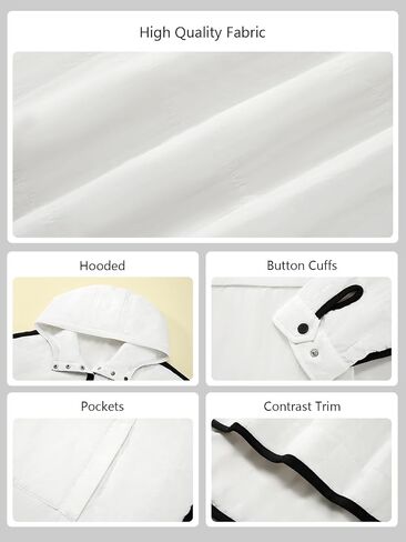 Tankaneo Womens Oversized Puffer Pullover Jacket Quilted Color Block Puffy Hooded Coat Fall Hoodies Outerwear with Pockets in Saudi Arabia