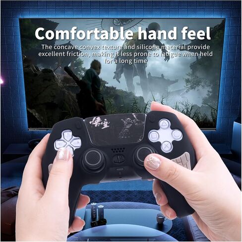ECHZOVE PS5 Controller Cover Case – 30th Anniversary Limited Edition Protective Silicone Skin for PlayStation 5 Controller, Anti-Slip, Sweat-Resistant, Shockproof Grip Case (Light Grey) in Saudi Arabia