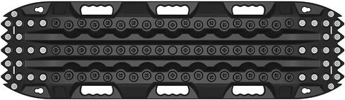 Self Recovery Track System for Snow, Sand, Mud and Silt - with Metal Studs - Black - 1 Pair (Total of 2) in Saudi Arabia