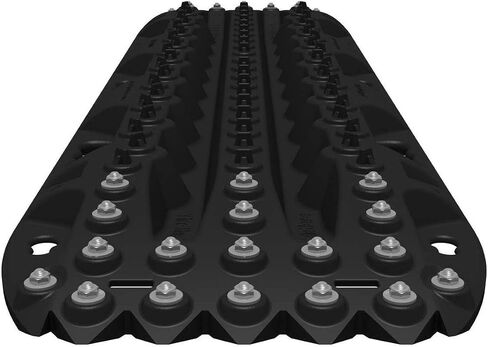 Self Recovery Track System for Snow, Sand, Mud and Silt - with Metal Studs - Black - 1 Pair (Total of 2) in Saudi Arabia