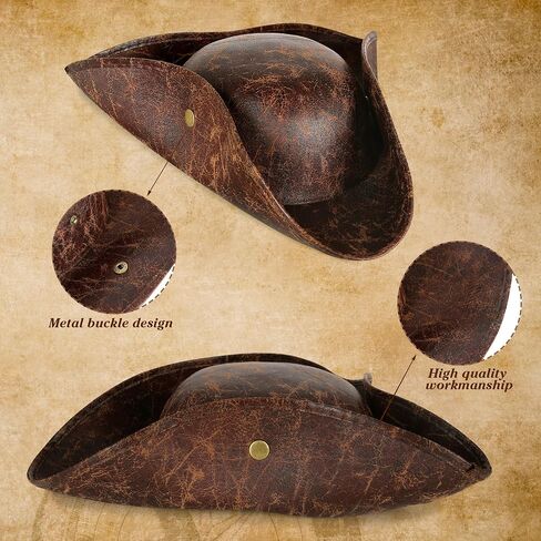 Pirate Costume Accessories Set Pirate Hat for Women Men Halloween Accessories in Saudi Arabia