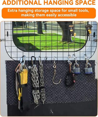 شاشات أمان النافذة الخلفية مناسبة لشاشات أمان Chevy Express/GMC Savana Cargo Van قطعتين in Kuwait