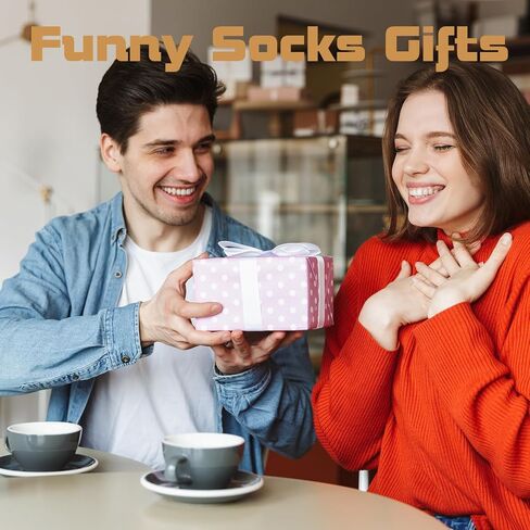 Petrass Funny Socks Gifts Idea Couple Magnetic Hands Holding Socks Birthday Anniversaries for Men, Women, Him, Friends in Kuwait