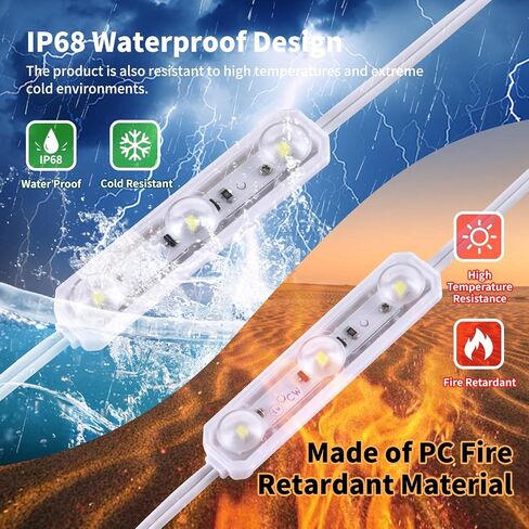 Module Ceiling Lamp for Car Truck Auto Vehicle Caravan Trailers Boat Bus RV Room Cargo White Lighting，6500k 12V 150 LEDs Van Interior Light Kits (50 Modules) in Saudi Arabia