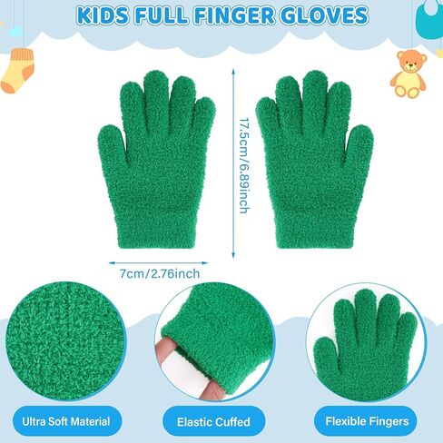 Toddler Kids Winter Hat Scarf Gloves Set Cold Weather Beanie Hats Fleece Neck Warmer for 4 5 6 7 8 Year Old Boys Girls Gifts in Kuwait