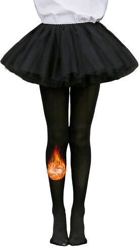 LUCKELF Toddler Girls Fleece Lined Tights Ultra Soft Thick Warm Tights for Cold Winter in Kuwait