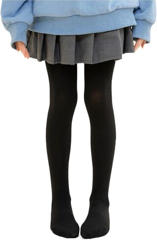 LUCKELF Toddler Girls Fleece Lined Tights Ultra Soft Thick Warm Tights for Cold Winter in Kuwait