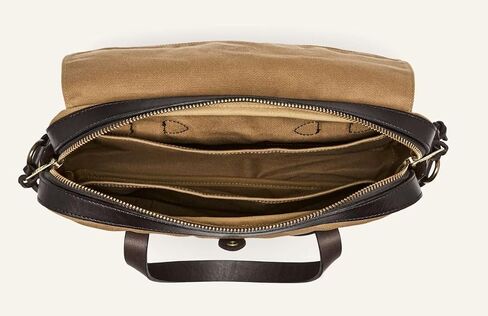Filson Men's Rugged Twill Original Briefcase, Otter Green, One Size in Saudi Arabia