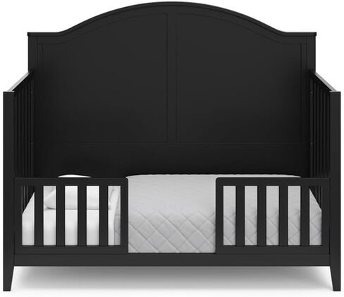 Storkcraft & Graco Toddler Safety Guardrail Kit with Slats (Black) – GREENGUARD Gold Certified, Converts Compatible Storkcraft & Graco Crib to Toddler Bed, Kit Includes 2 Toddler Guardrails in Kuwait