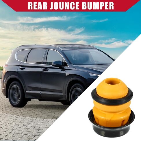 No.55326-2B000 Rear Jounce Bumper for Hyundai Santa Fe 2007-2012 4WD / Rear Left or Right Bump Stop Bushing/Durable Rubber / 2Pcs Yellow in Saudi Arabia