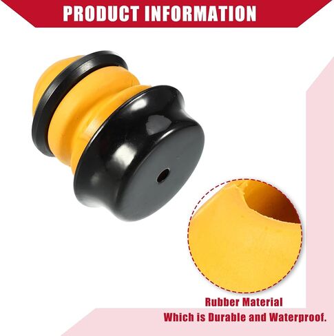 No.55326-2B000 Rear Jounce Bumper for Hyundai Santa Fe 2007-2012 4WD / Rear Left or Right Bump Stop Bushing/Durable Rubber / 2Pcs Yellow in Saudi Arabia